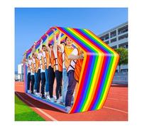 KFGISD, Juego de Team Building IEOWY, tapete for correr, juego de carnaval al aire libre for días de campo, juego de fiesta de cumpleaños en el patio trasero ，Juegos de trabajo en equipo(Kids 4M/13FT)