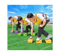 KFGISD, Juegos de Trabajo en Equipo River Stones Company Actividades de Trabajo en Equipo for Grupos, niños y Adultos Juego de Piedras de río, 3 Piezas ，Juegos de Trabajo en Equipo