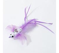 KFGISD, Juguetes for Gatos, Varita de Plumas con Manos Libres y Campana, Potente Ventosa, Juguete Interactivo for Cazar y Hacer Ejercicio, 1 Unidad, 25 Unidades,Juguetes para Gatos