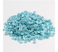 KFGISD, Lentejuelas, Paillette 4mm 5mm 6mm Formas de Lentejuelas de Copa PVC Lentejuelas Sueltas Paillettes Costura Boda DIY for Manualidades Decoración Confeti 10g,Lentejuelas(Ab Blue)