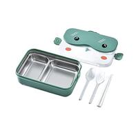 KFGISD, Lonchera aislante for la escuela, portátil, rectangular, de plástico a prueba de fugas, recipiente for alimentos, herramienta de cocina, loncheras ，Fiambreras(Bgreen)