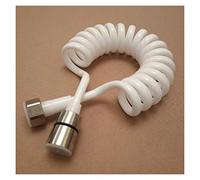 KFGISD, Manguera de repuesto universal de acero inoxidable, tubo de ducha de 1,5 m/2 m/3 m, manguera de ducha telescópica de EVA, resorte flexible for baño,Mangueras de recambio(White)