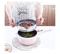 KFGISD, Mini olla eléctrica for cocinar al vapor automática for el hogar,Olla arrocera eléctrica mini(Pink)