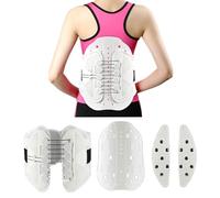 KFGISD, Panel de soporte for la espalda, almohadilla de masaje for aliviar el dolor lumbar, hernia discal, ciática, escoliosis M,Cinturón de soporte lumbar(XL)