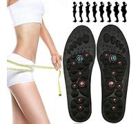 KFGISD, Plantillas de terapia magnética, masaje, antifatiga, dolor de pies, acupresión, adelgazamiento, transpirables y saludables for fascitis plantar.,Plantillas para Zapatos(2 Pair,L)