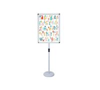 KFGISD, Portacarteles con marco de aluminio de apertura a presión for exhibición de letreros verticales/horizontales de 17,72 x 24,57 pulgadas, color blanco ,Expositor de carteles(White,17.72*24.57inc