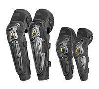 KFGISD, Rodilleras for ciclismo de montaña, coderas y espinilleras, protección for rodillas en invierno, 4 unidades,Rodilleras para moto