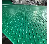 KFGISD, Tapetes de Corredor for sótanos, Antideslizantes, Impermeables, de Goma, Grandes, de 1,2 m, 1,5 m, 2 m y 3 m. ，Alfombrillas de Goma para Garaje(Green,61x274.3cm)