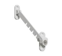 KFGISD, Tope de bloqueo for prevención de caídas, limitador de bloqueo, limitador de ventana, cerradura de ventana ajustable for ventanas,Bisagras para ventanas(White)