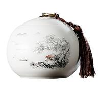 KFGISD, Urna de cremación de cerámica Hecha a Mano for Perros pequeños, Gatos, Conejos, Animales pequeños y Humanos. Memorial de cremación de Cenizas.,Caja de Cenizas de Animales(C)