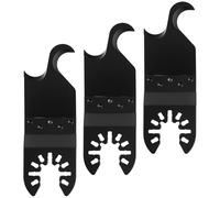 KFHENSOMR 3 hojas de sierra multiherramienta, multicuchillo, hoja de cuchillo, herramienta multifunción, gancho para cortar materiales blandos, tejas, alfombras de PVC y cartón