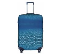 Kfjghhl Blue Deep Ocean - Funda protectora lavable para equipaje de 18 a 32 pulgadas, White, S