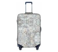 Kfjghhl Blue Grace - Funda lavable para equipaje de 45,7 a 81,3 cm, White, L