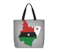 Kfjghhl Bolsa de mano de gran capacidad con cremallera para mujer, diseño de la bandera de Santo Tomé y Príncipe, para el trabajo, la universidad, uso diario