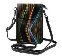 Kfjghhl Colorful Lines Art - Bolsos cruzados pequeños para mujer, de piel vegana, ligeros, para teléfono celular, cartera