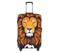 Kfjghhl Cool Lion - Funda lavable para equipaje, protector de maleta de 18 a 32 pulgadas, White, L