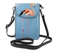 Kfjghhl Flamingo In Water Ripple - Bolsos cruzados pequeños para mujer, ligeros, de cuero vegano, para teléfono celular, cartera