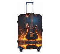 Kfjghhl Funda de equipaje lavable para guitarra eléctrica, protector de maleta de 18 a 32 pulgadas, White, S