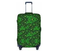 Kfjghhl Funda protectora de equipaje lavable con purpurina para el día de San Patricio, funda protectora de maleta de 18 a 32 pulgadas, White, S