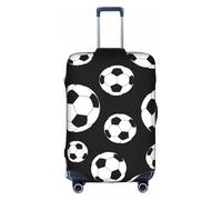 Kfjghhl Funda protectora lavable para equipaje, color negro, para equipaje de viaje de 45,7 a 81,3 cm, White, M
