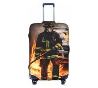 Kfjghhl Funda protectora lavable para equipaje de 18 a 32 pulgadas, White, M