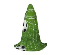 Kfjghhl Green Grass - Capa larga con capucha de fútbol para adolescentes, disfraz de bruja para Halloween, para mujeres y hombres, de 35 a 55 pulgadas