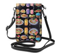 Kfjghhl Healthy Food - Bolsos cruzados pequeños para mujer, de piel vegana, ligeros, para teléfono celular, cartera