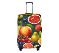 Kfjghhl Healthy Food - Funda lavable para equipaje, protector de maleta a la moda, se adapta a funda de equipaje de viaje de 18 a 32 pulgadas, White, S
