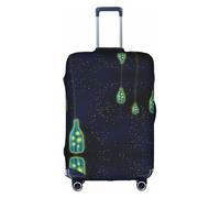 Kfjghhl Hermosa botella de Under The Night Sky, funda lavable para equipaje, protector de maleta de moda, se adapta a funda de equipaje de viaje de 18 a 32 pulgadas, White, XL