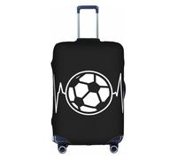 Kfjghhl I Love Soccer - Funda lavable para equipaje, protector de maleta de 18 a 32 pulgadas, White, XL