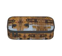 Kfjghhl Loon Nature - Estuche grande para lápices con diseño de pájaros, para niñas y niños, con compartimentos con cremallera