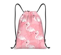 Kfjghhl Mochila de verano con diseño de hojas de palmera de flamenco, mochila deportiva a granel, bolsa de gimnasio para mujeres, hombres, niños, deportes al aire libre, Black, S, Vacaciones