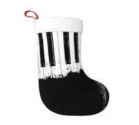Kfjghhl Piano - Calcetín de Navidad para adultos y niños, bolsas colgantes para decoración del hogar, bolsa de regalo