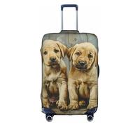 Kfjghhl Puppies - Funda protectora lavable para equipaje de 45,7 a 81,3 cm, White, XL