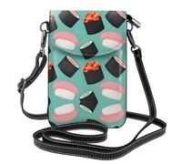 Kfjghhl Sushi Food Pattern1 - Bolsos cruzados pequeños para mujer, de piel vegana, ligeros, para teléfono celular, cartera