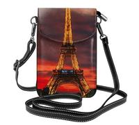 Kfjghhl Tower Paris - Bolsos cruzados pequeños para mujer, de piel vegana, ligeros, para teléfono celular, cartera