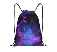 Kfjghhl Universe Galaxy Star Space - Mochila deportiva con cordón ajustable, para mujeres, hombres, niños, deportes al aire libre, Black, S, Vacaciones