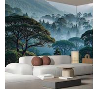 kfjhgbdshhj Papel Pintado Amanecer Paisaje Bosque Nuboso, Papel Pintado para Sala de Estar Dormitorio Habitación Infantil Papel Pintado No Tejido, Paisaje, 430cm x 300cm