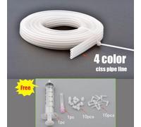 KFJHTWG 1 Metro 4 6 8 CILLO CISMO CISS CISS CISS TUBEL PVC PVC con el Codo de Tubo y el Kit de Accesorios de Tope de Goma para Sistemas de Tinta(4 Color Tube)