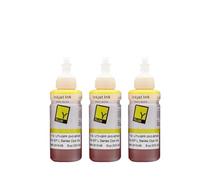KFJHTWG Cartucho de Tinta 664 673 T673 Recarga de Tinta colorante Compatible con L1300 L1455 L800 L801 L805 L810 L850 L1800 L100 L101 L110 L111 L120 L130 L132 L200 L201ink(3PCS-Y)