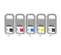 KFJHTWG Cartucho de Tinta Compatible PFI-703 PFI703 PFI 703 Pigment Dye Ink para IPF 810 820 815 825 Impresoras(1PC Dye Ink Cyan)