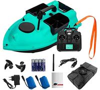 KFJZGZZ Barcos Cebador Inteligente, Carpfishing GPS, RC Barco Cebo Teledirigido de Pesca con Motores Duales y Batería de 12000 mAh, Establecer 16 Puntos de Anclaje, Retorno Automático (home)