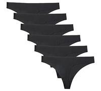 Kfnire Tangas Mujer, Pack de 6 Bragas de Mujer Thong Transpirable Sin Costura Bargas Tangas Señora Tangas Bragas para Mujer