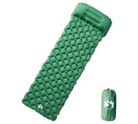 KFPOERTFGD Colchoneta hinchable con cojín, color naranja, para camping, senderismo, trekking, 188 x 62,5 cm, ultraligera, compacta para mochileros