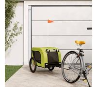 KFPOERTFGD Remolque para perros Bicicleta, Transporte para mascotas Oxford | Entradas con cremallera, ventana de red, incluye bandera de seguridad