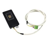 KFV Fingerprint - Abridor de puerta con elemento decorativo (control de acceso inalámbrico y Bluetooth, incluye cable de 1 m), color negro