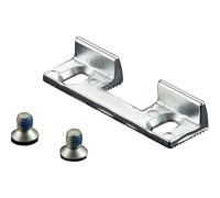 KFV Pieza de recambio tipo 115 para chapas de cierre de 46 x 14,4 x 9 mm, zinc fundido a presión, plateado, pieza atornillable para abrepuertas estándar