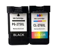 KFVMVTDW 1 Uds PG275 CL276 Cartucho TS3520 TR4720 TS3500 TR4722(CL276XL Color 300 Pages Ink)