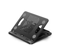 KFVMVTDW Soporte de enfriamiento físico del soporte de enfriamiento del cuaderno de escritorio del soporte plegable ajustable(Black)