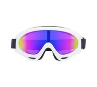 Kfwfuaee 3. Gafas de esquí térmicas, cinta de nailon y lente resistente a los golpes, para motociclismo, senderismo, actividades de invierno, gafas ajustables para motos de nieve